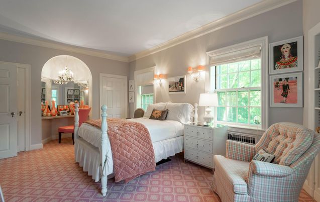 Bedroom, Chandelier, Interior