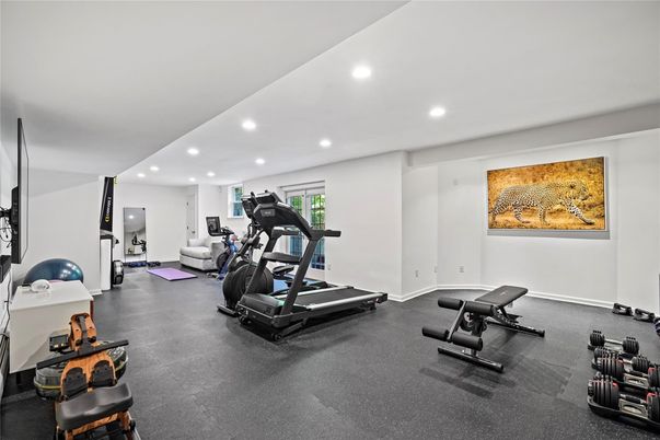Fitness Equipment, Interior, Recessed Lighting