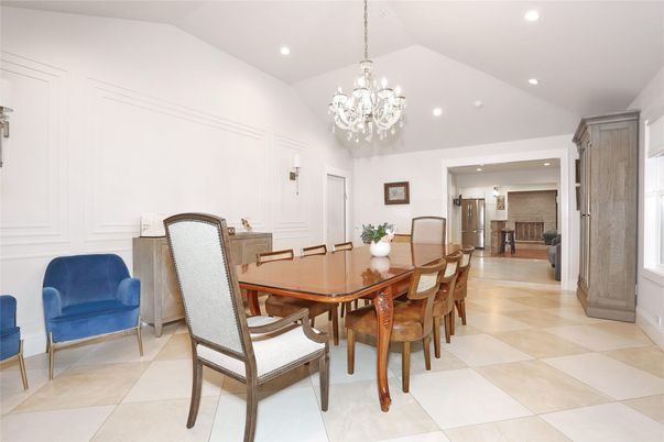 Chandelier, Dining room, Interior, Recessed Lighting