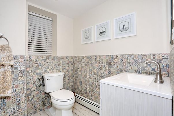 Bathroom, Interior, Wood Texture Flooring