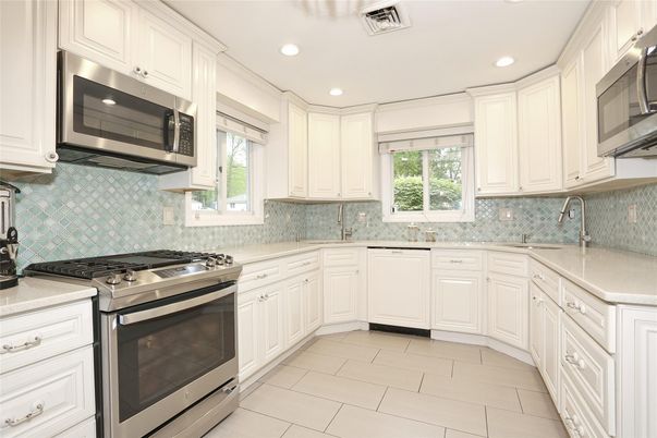 Interior, Kitchen, Recessed Lighting, Stainless Steel Appliances