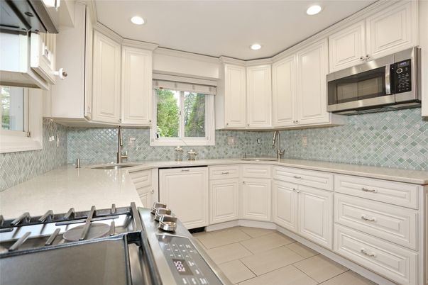 Interior, Kitchen, Recessed Lighting, Stainless Steel Appliances