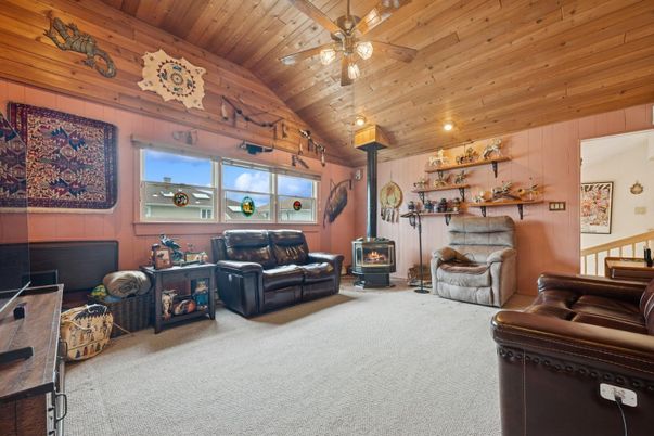 Fireplace, Interior, Living room, Wooden Ceilings, Wooden Walls