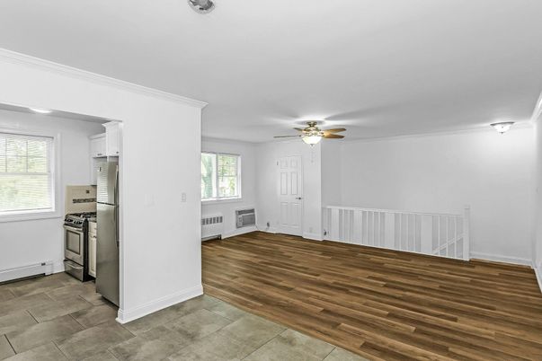 Empty room, Interior, Kitchen, Wood Texture Flooring