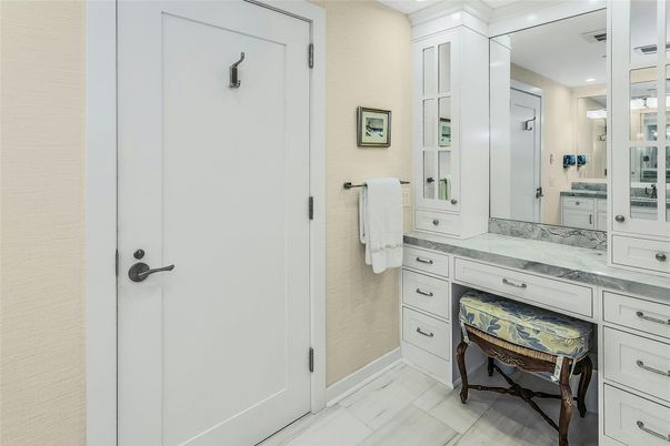Bathroom, Interior, Marble, Recessed Lighting