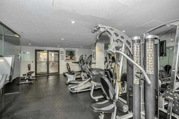 Fitness Equipment, Gym, Interior, Recessed Lighting