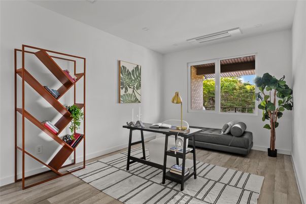 Home Office, Interior, Wood Texture Flooring