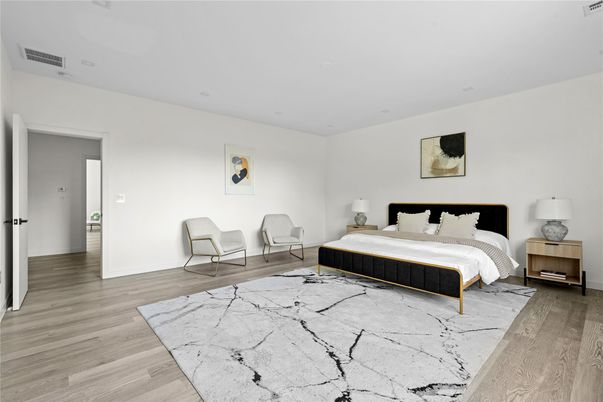 Bedroom, Interior, Wood Texture Flooring