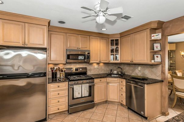 Interior, Kitchen, Recessed Lighting, Stainless Steel Appliances