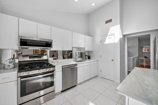 Interior, Kitchen, Recessed Lighting, Stainless Steel Appliances