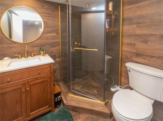 Bathroom, Glass Shower, Interior