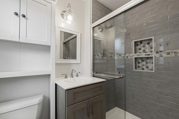 Bathroom, Glass Shower, Interior