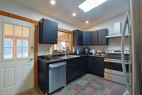 Interior, Kitchen, Recessed Lighting, Stainless Steel Appliances
