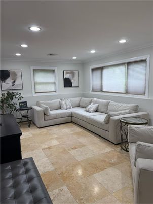 Interior, Living room, Recessed Lighting