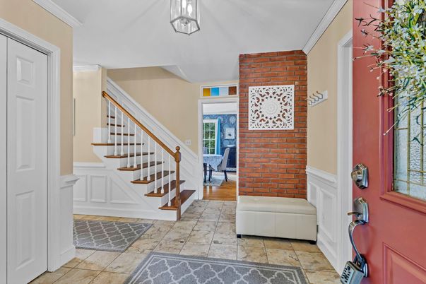 Fireplace, Interior, Stone Walls, Wood Texture Flooring