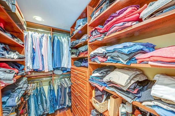 Interior, Recessed Lighting, Walk-in Closets, Wood Texture Flooring