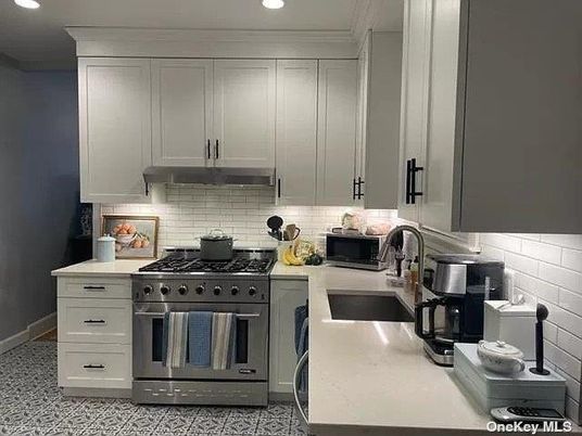 Interior, Kitchen, Recessed Lighting, Stainless Steel Appliances