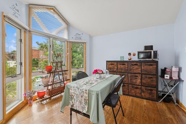 Dining room, Interior, Wood Texture Flooring