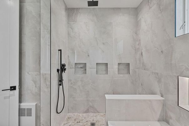 Bathroom, Interior, Marble Walls
