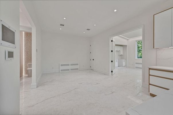 Empty room, Interior, Marble, Recessed Lighting