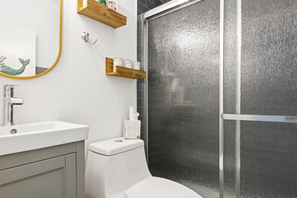 Bathroom, Glass Shower, Interior
