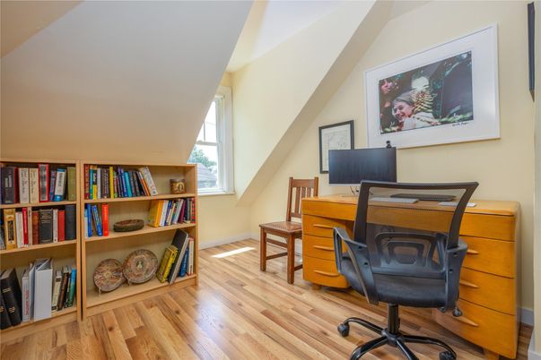 Home Office, Interior, Wood Texture Flooring