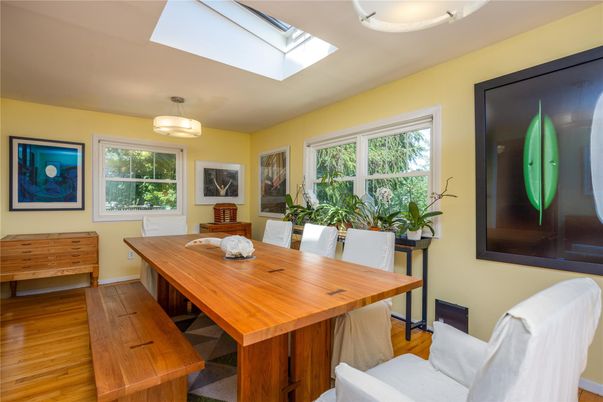Dining room, Interior, Wood Texture Flooring