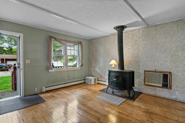Fireplace, Interior, Wood Texture Flooring