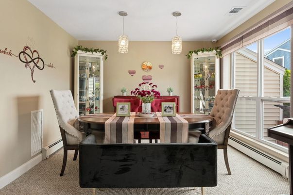 Dining room, Interior, Pendant Lights