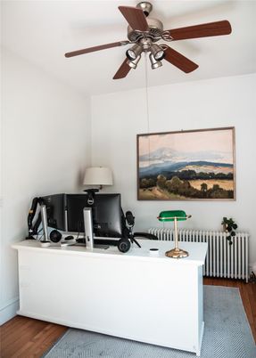 Home Office, Interior, Wood Texture Flooring