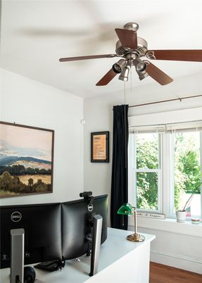 Home Office, Interior, Wood Texture Flooring
