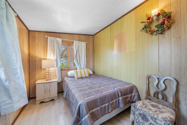 Bedroom, Interior, Wood Texture Flooring, Wooden Walls