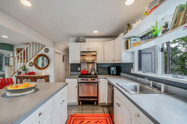Interior, Kitchen, Recessed Lighting, Stainless Steel Appliances