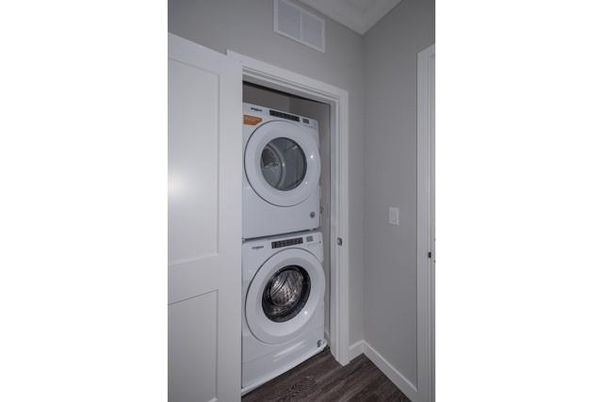 Interior, Utility Closets, Washer, Wood Texture Flooring