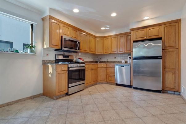 Interior, Kitchen, Recessed Lighting, Stainless Steel Appliances