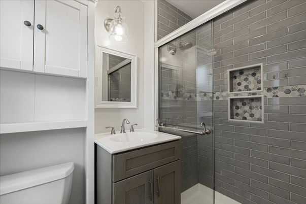 Bathroom, Glass Shower, Interior