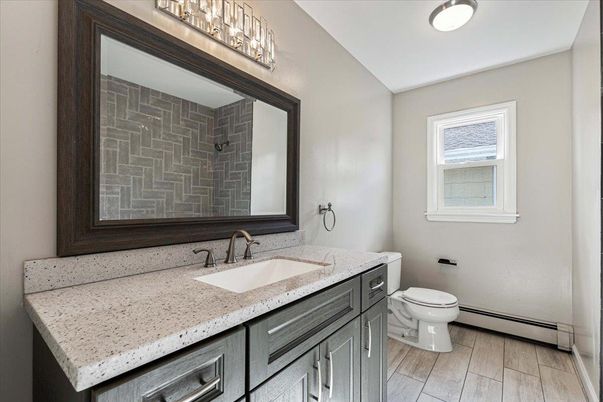 Bathroom, Interior, Wood Texture Flooring
