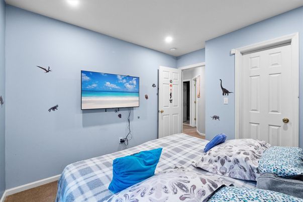 Bedroom, Interior, Recessed Lighting