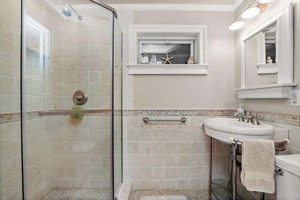 Bathroom, Glass Shower, Interior