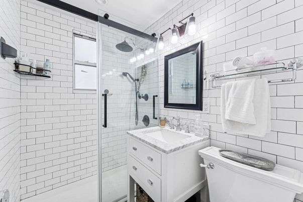 Bathroom, Glass Shower, Interior