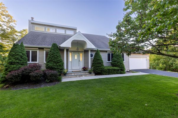 Attached, Detached Garage, Exterior, Facade, Cape Cod