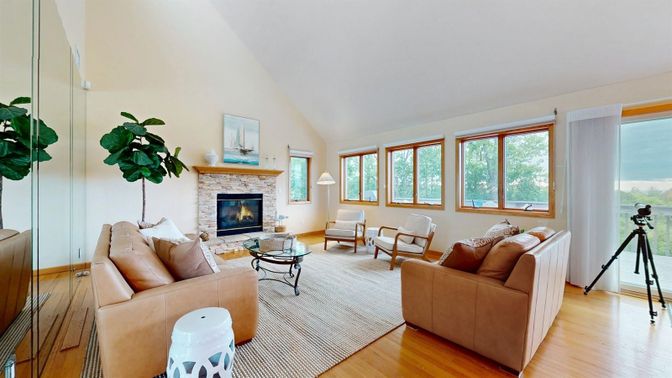 Fireplace, Interior, Living room, Wood Texture Flooring