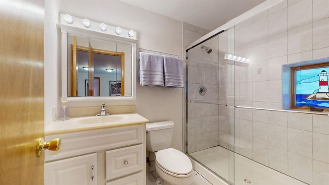 Bathroom, Glass Shower, Interior