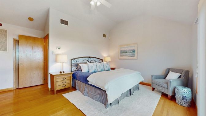 Bedroom, Interior, Wood Texture Flooring