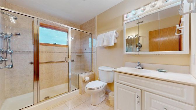 Bathroom, Glass Shower, Interior