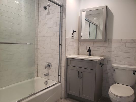 Bathroom, Glass Shower, Interior, Marble Walls