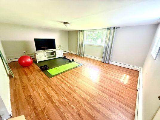Fitness Equipment, Interior, Wood Texture Flooring