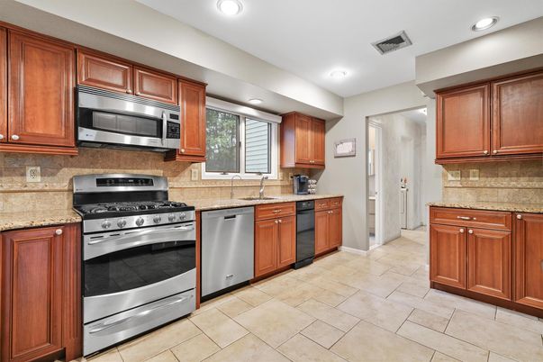 Interior, Kitchen, Recessed Lighting, Stainless Steel Appliances