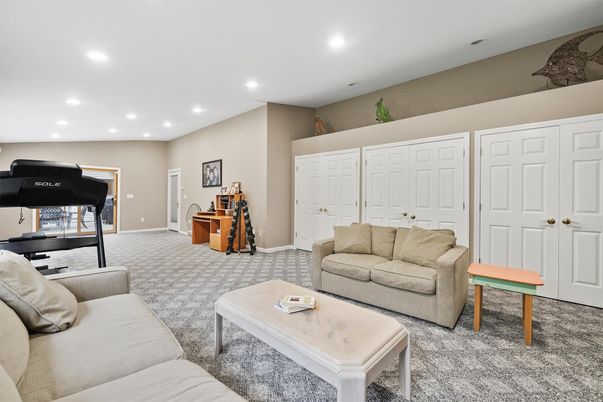 Interior, Living room, Recessed Lighting