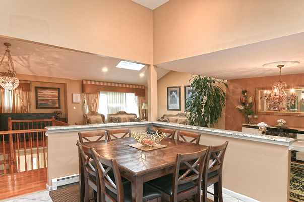 Chandelier, Dining room, Interior, Recessed Lighting